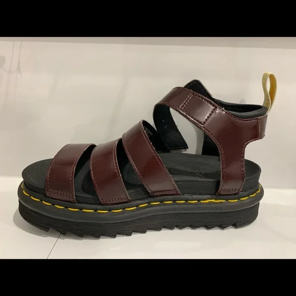 Cherry red Doc sandals - Picture 4 of 7